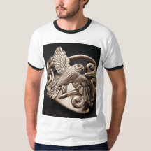 T-shirt with falcon