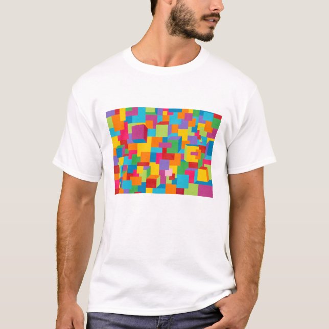 T-shirt with fine art painting print design (Front)