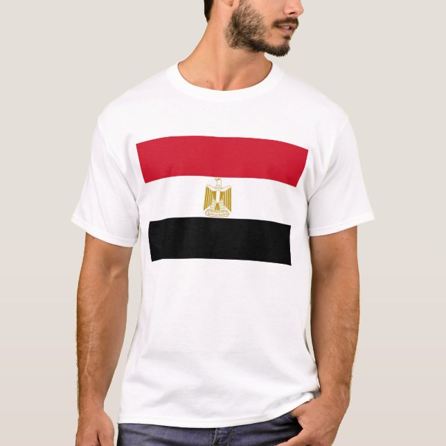 T Shirt with Flag of Egypt (Front)