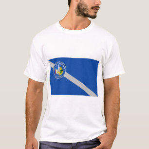 T Shirt with Flag of Las Vegas, USA