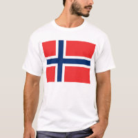 T Shirt with Flag of Norway