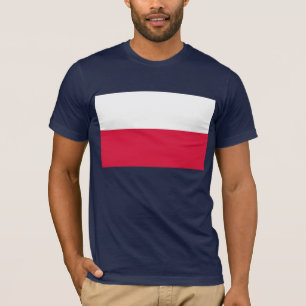T Shirt with Flag of Poland