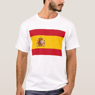 T Shirt with Flag of Spain