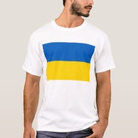 T Shirt with Flag of Ukraine