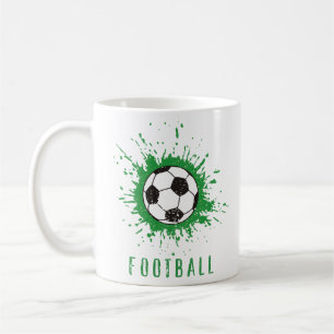 T-shirt with Football player for kids Coffee Mug
