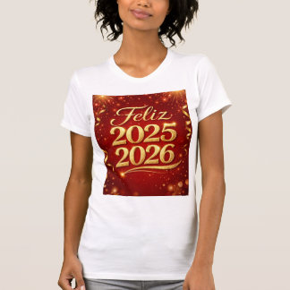 T-shirt with “Happy 2025–2026” Design | Casual Sty