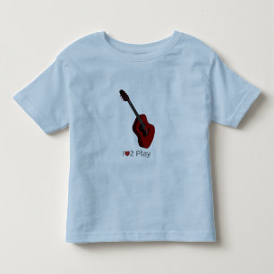 T-shirt with illustration of an electric guitar