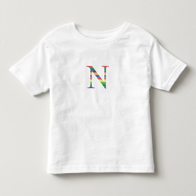 T-shirt with letter N (Front)