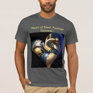 T-Shirt with Mechanical Heart