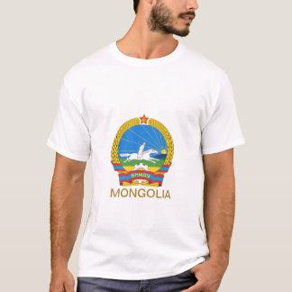 T-shirt with old Mongolian socialist emblem