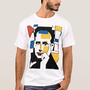 T-shirt with portraits bauhaus