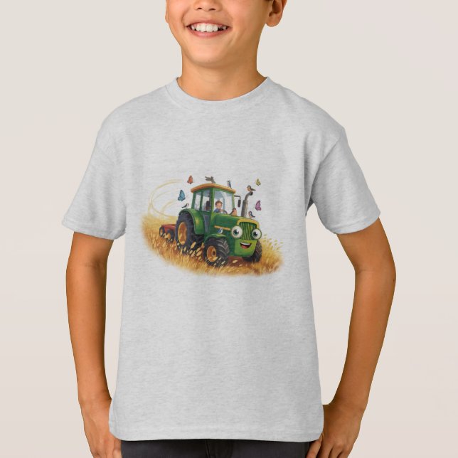 T-shirt with tractor (Front)