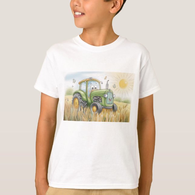 T-shirt with tractor (Front)
