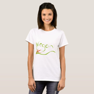 t-shirt with vegan message