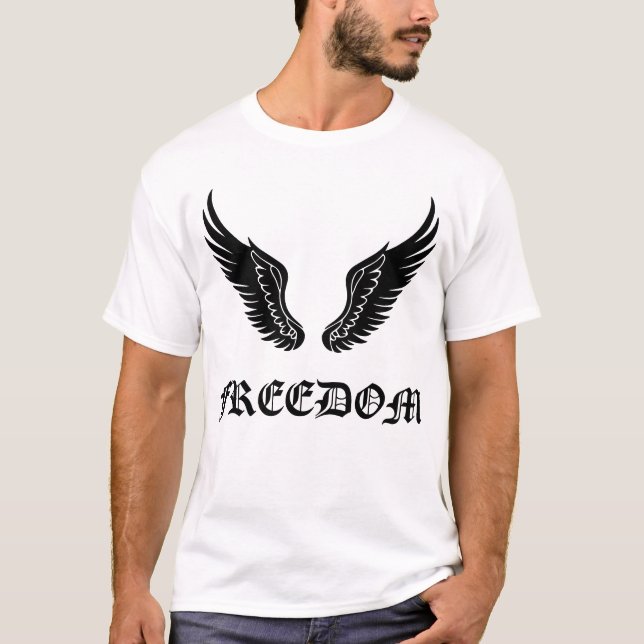 T-shirt with wings print (Front)