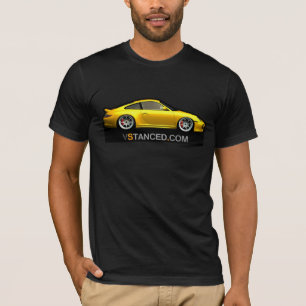 T-Shirt with yellow porshe 911