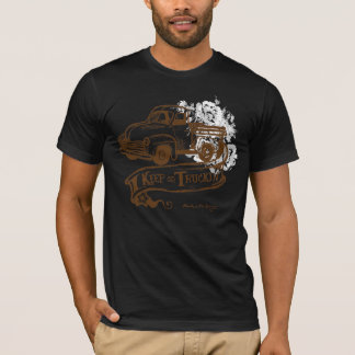 T-shirt withflowers-brun de Keeptruckin'-