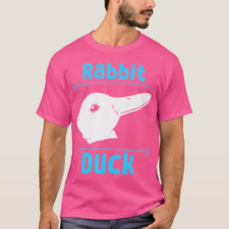T-shirt Wittgensteins Rabbit Duck Illusion Math Geek Physi