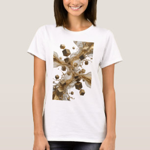 T-shirt Witty Gold ART ABSTRAIT Art Porter