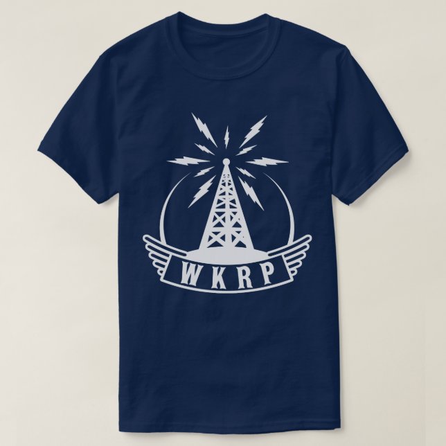 T-shirt WKRP dans la tour Cincinnati (Design devant)