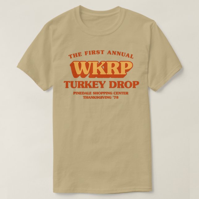 T-shirt Wkrp Turkey Drop 1 (Design devant)