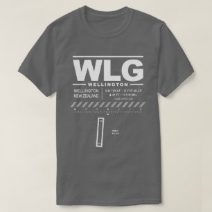 T-shirt WLG de l'aéroport de Wellington