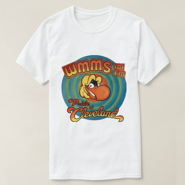 T-shirt wmms fm cleveland (Design devant)