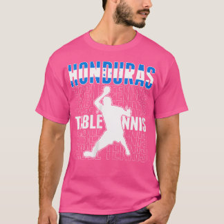 T-shirt Wo Honduras Table Tennis Fans Jersey Honduran Flag