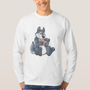 T-shirt Wolf au Poker avec cartes de Poker