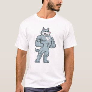 T-shirt Wolf comme Bodybuilder extrême
