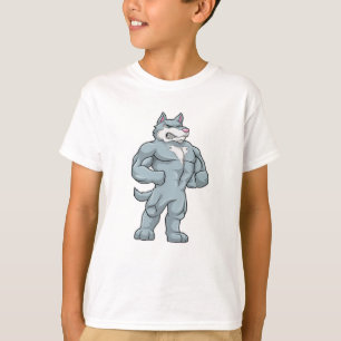T-shirt Wolf comme Bodybuilder extrême