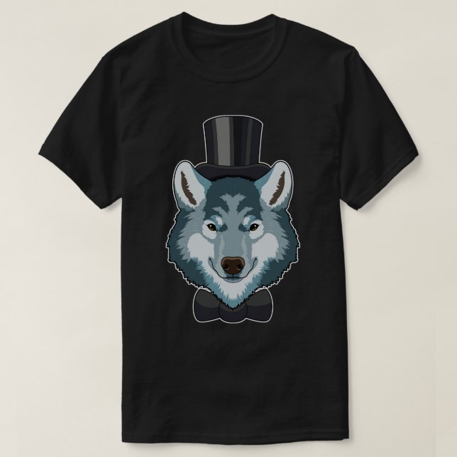 T-shirt Wolf comme salle avec corse (Design devant)
