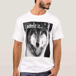 T-shirt Wolf dans les vêtements de loup