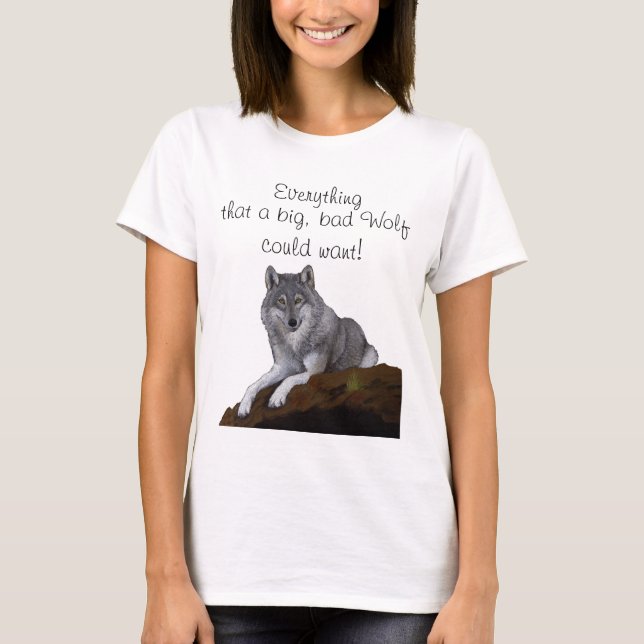 T-shirt Wolf de la Hood (Devant)