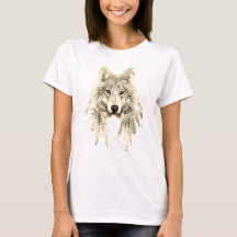 Wolf En Vêtements Indigènes Relaxant Fit Jersey Te
