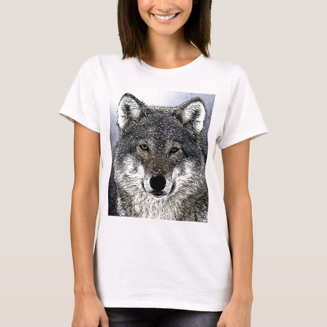 T-shirt Wolf Eyes (Devant)