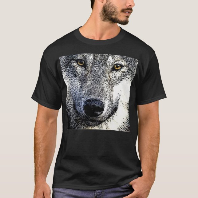 T-shirt Wolf Eyes (Devant)