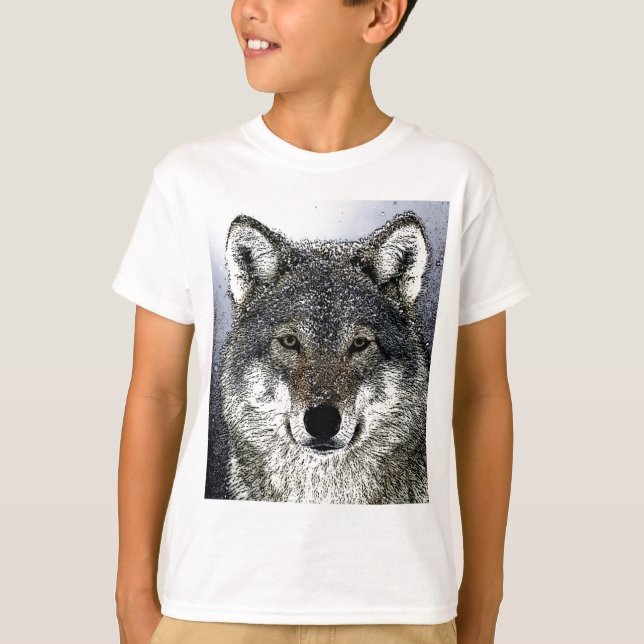 T-shirt Wolf Eyes (Devant)