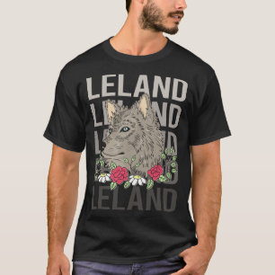 T-shirt Wolf Head - Nom de la Leland