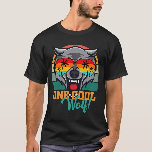 T-shirt Wolf Journée internationale du loup fauniques homm (Devant)