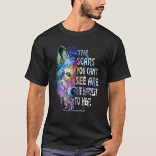 T-shirt Wolf Les cicatrices que vous ne pouvez pas voir so