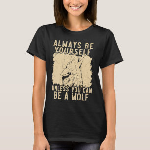 T-shirt Wolf Lover Wolfpack Wolfgang Wildlife Ani