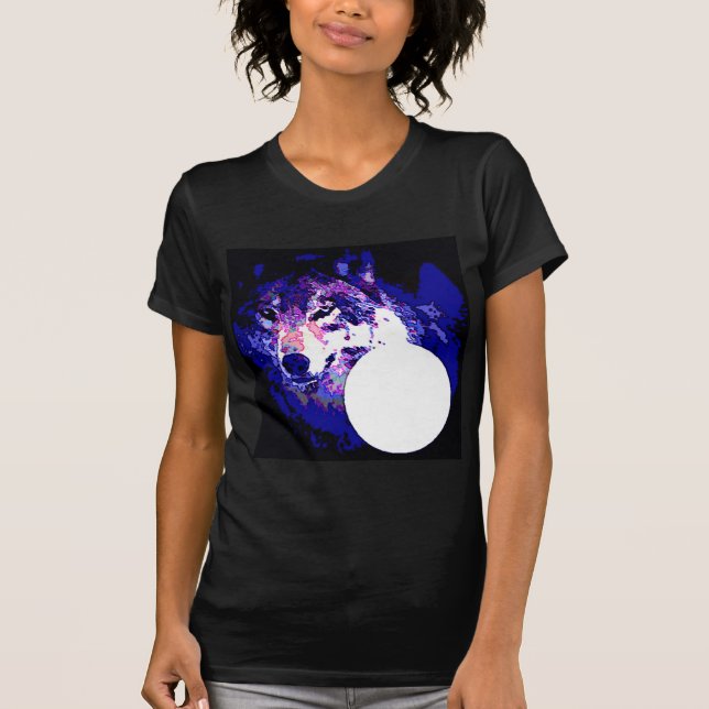 T-shirt Wolf & Moon (Devant)