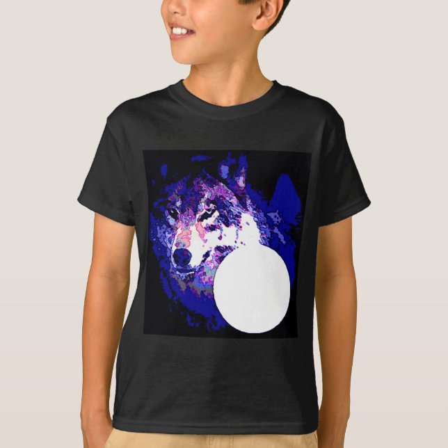 T-shirt Wolf & Moon (Devant)