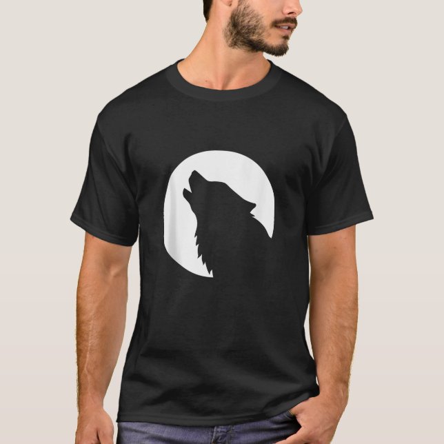 T-shirt Wolf moon Tank Top (Devant)