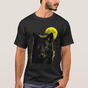 T-shirt Wolf Moon Wolf au clair de lune 1