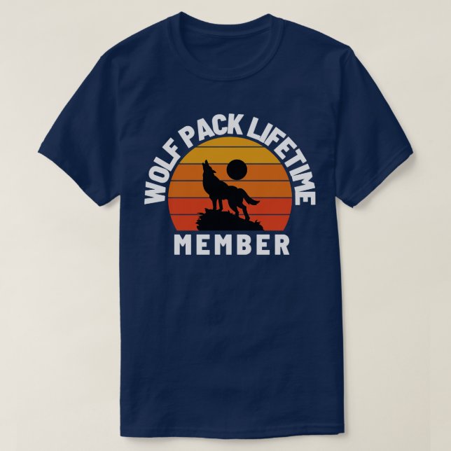 T-shirt Wolf Pack Adhésion à vie 28 (Design devant)