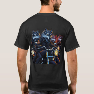 T-shirt Wolf Pack Bikers