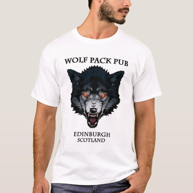 T-shirt Wolf Pack Pub Unisex (Devant)