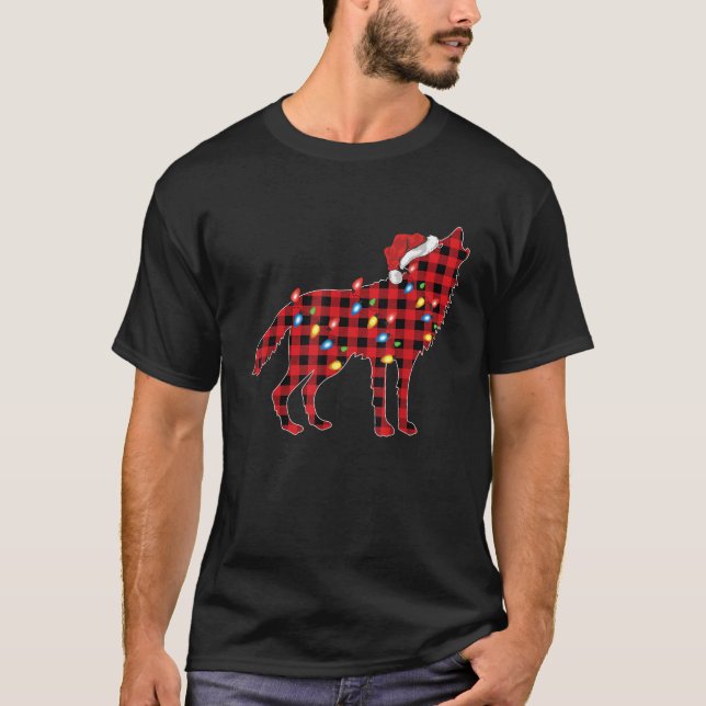 T-shirt Wolf Pajama Groupe de jumelage familial Noël (Devant)